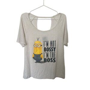 Despicable Me "Im Not Bossy Im The Boss" Minion Tee